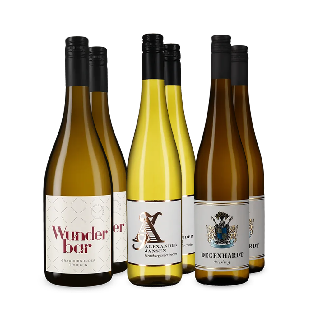 Německá bílá vína v jednom balíčku
