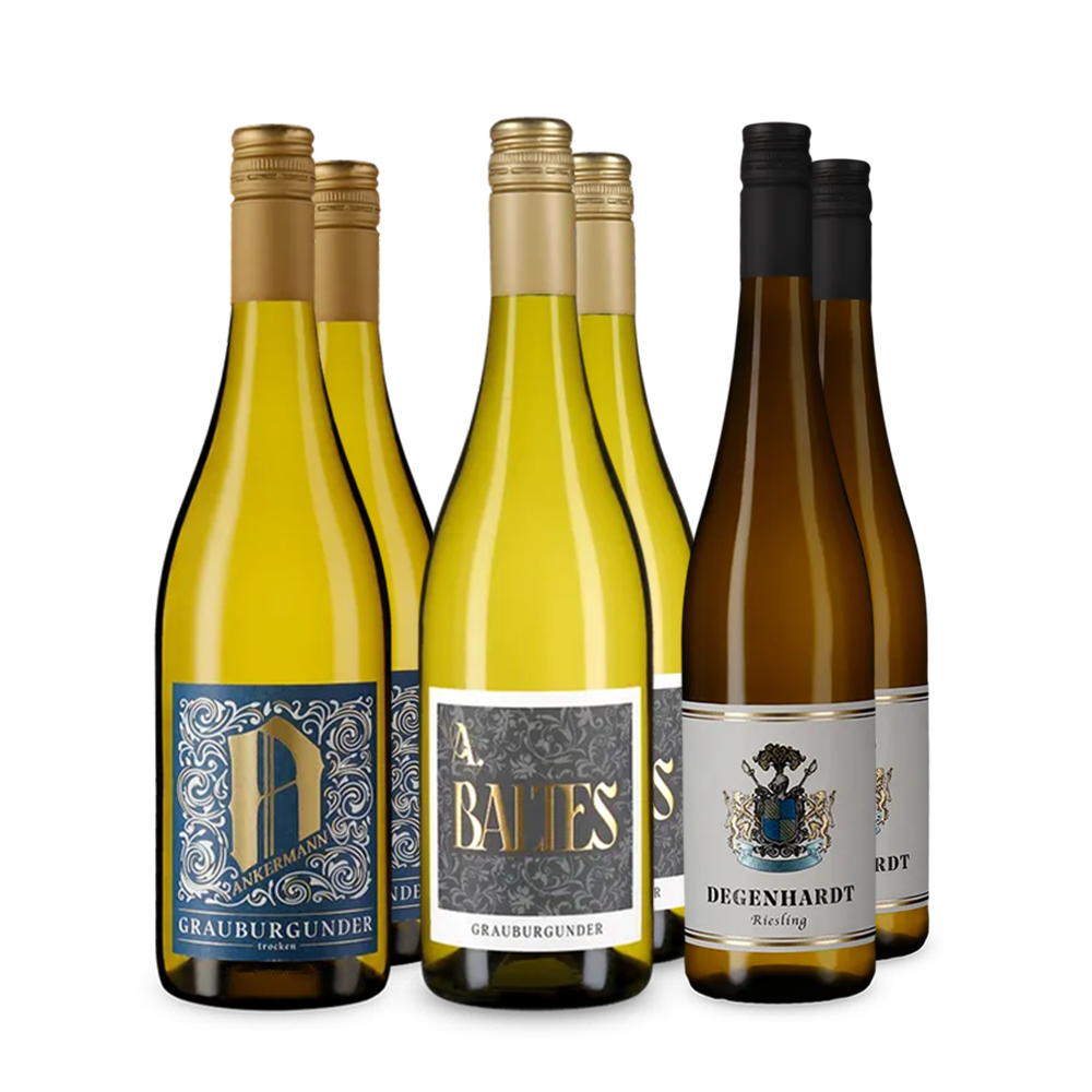 Německá bílá vína v jednom balíčku