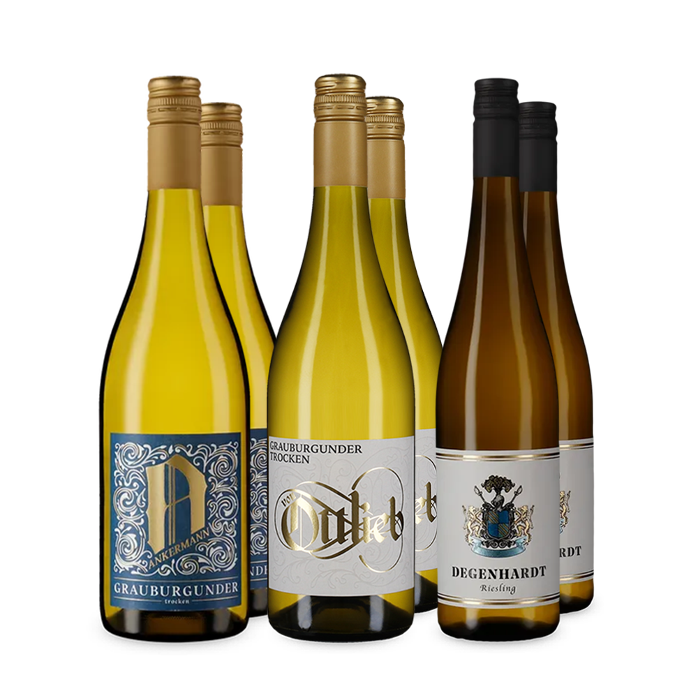 Německá bílá vína v jednom balíčku