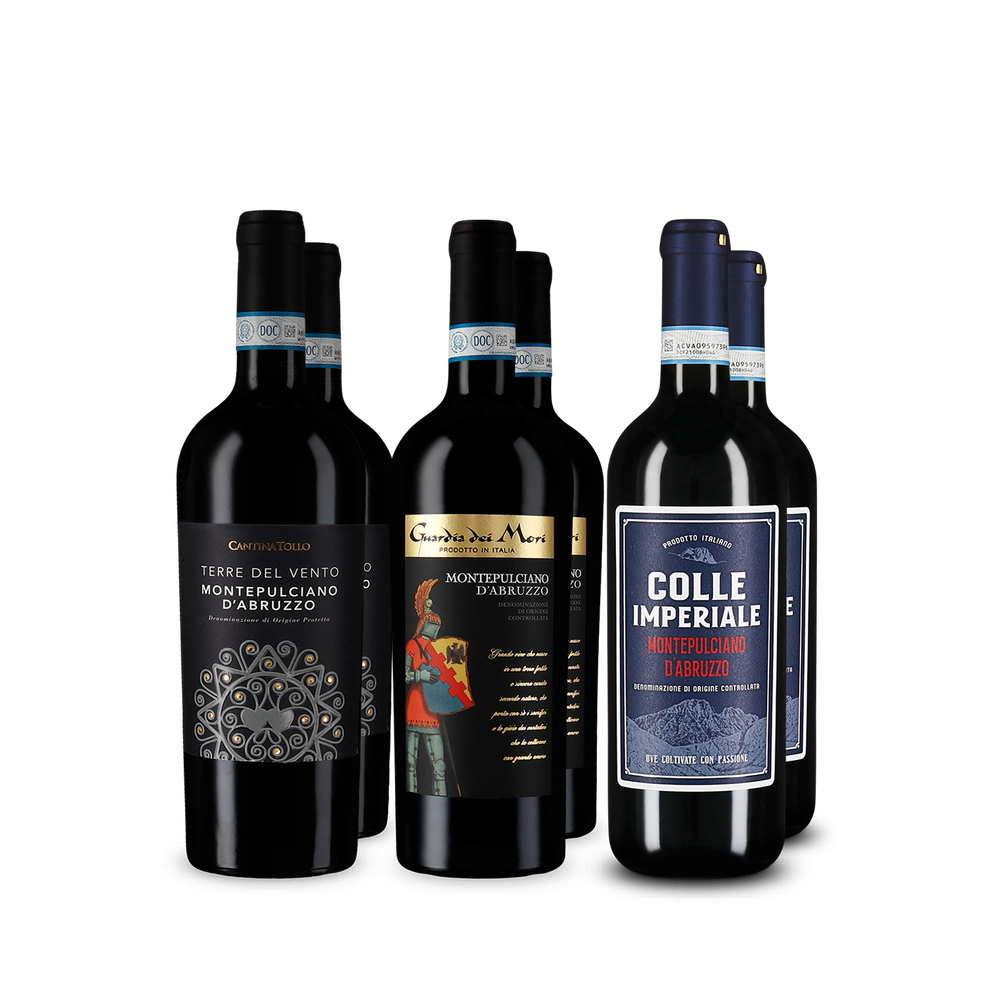 Montepulciano d'Abruzzo v degustačním balení