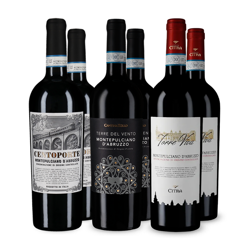 Montepulciano d'Abruzzo v degustačním balení