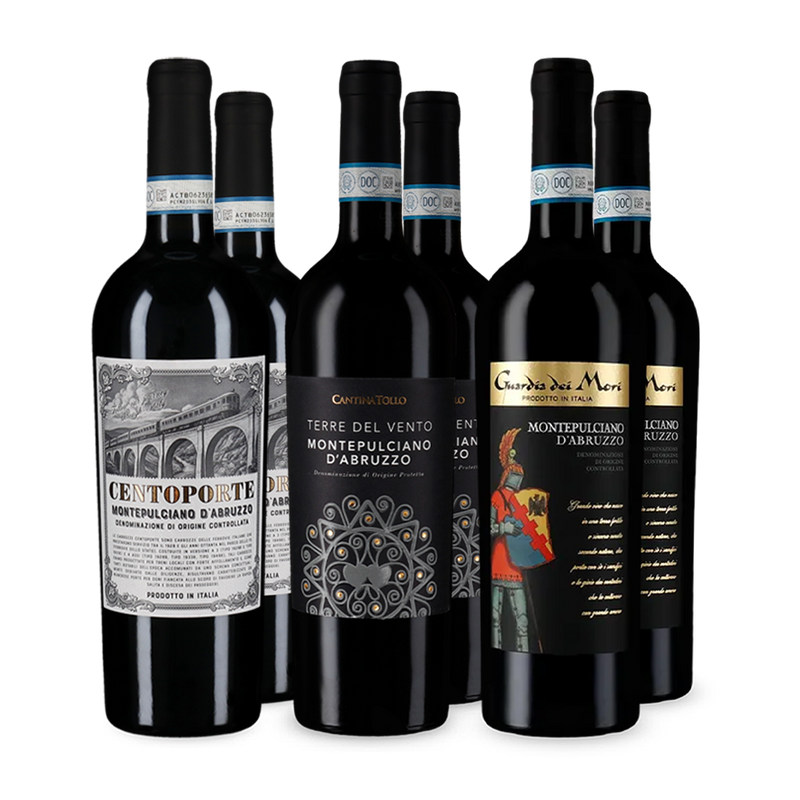 Montepulciano d'Abruzzo v degustačním balení