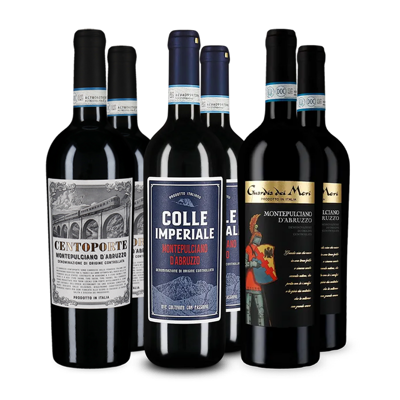 Montepulciano d'Abruzzo v degustačním balení