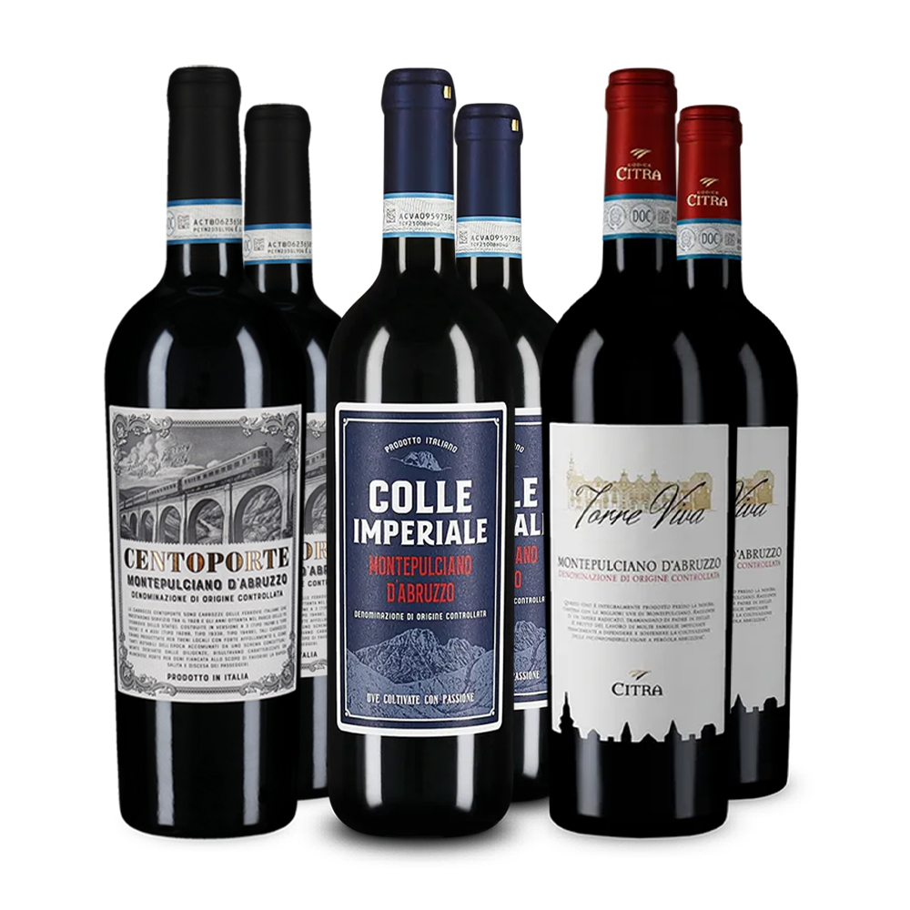 Montepulciano d'Abruzzo v degustačním balení