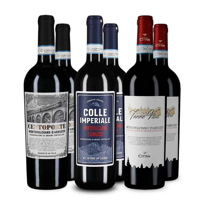 Montepulciano d'Abruzzo v degustačním balení