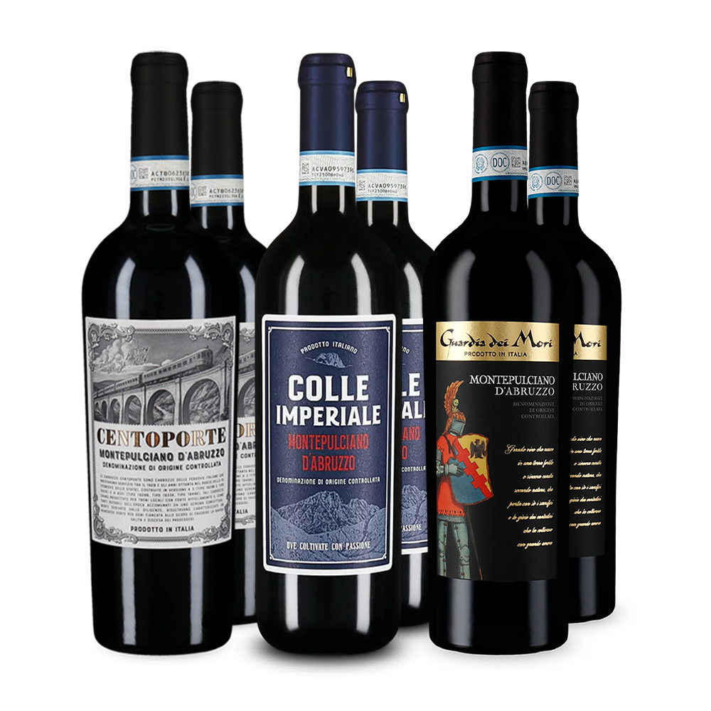 Montepulciano d'Abruzzo v degustačním balení