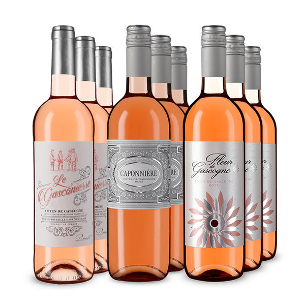 Côtes de Gascogne: Zlatem oceněné Rosé v balení 3x3