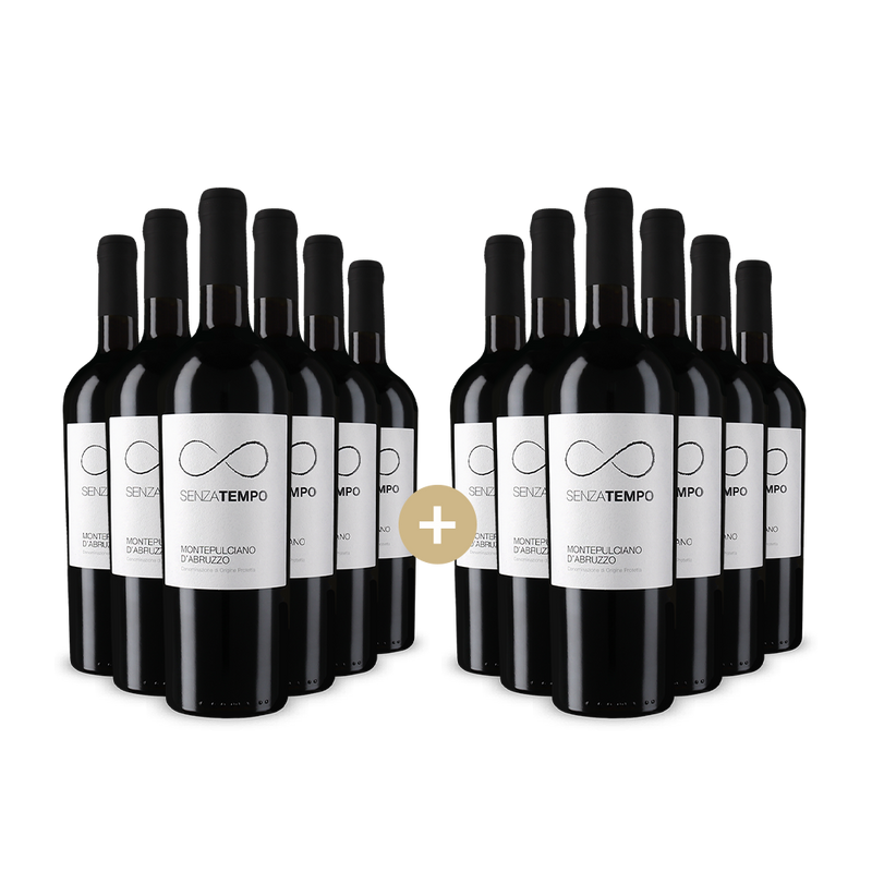 6+6 lahví Senza Tempo Montepulciano d'Abruzzo 2022 – Gold