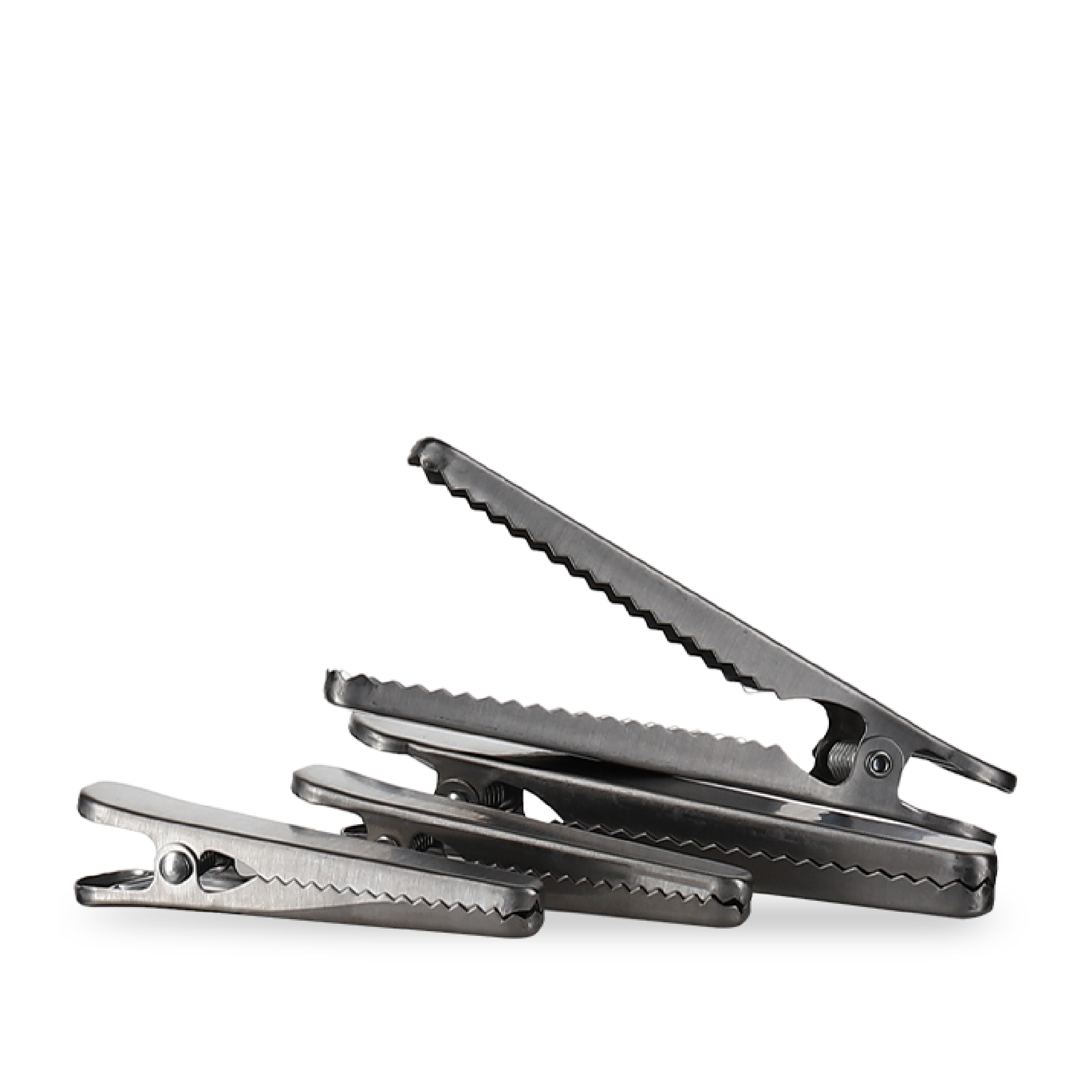 Vínokrál klipy z nerezové oceli ve dvou velikostech v sadě po 4 kusech