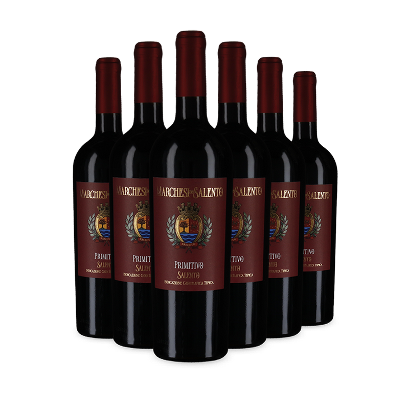 6 lahví Marchesi del salento Primitivo 2023 – Gold