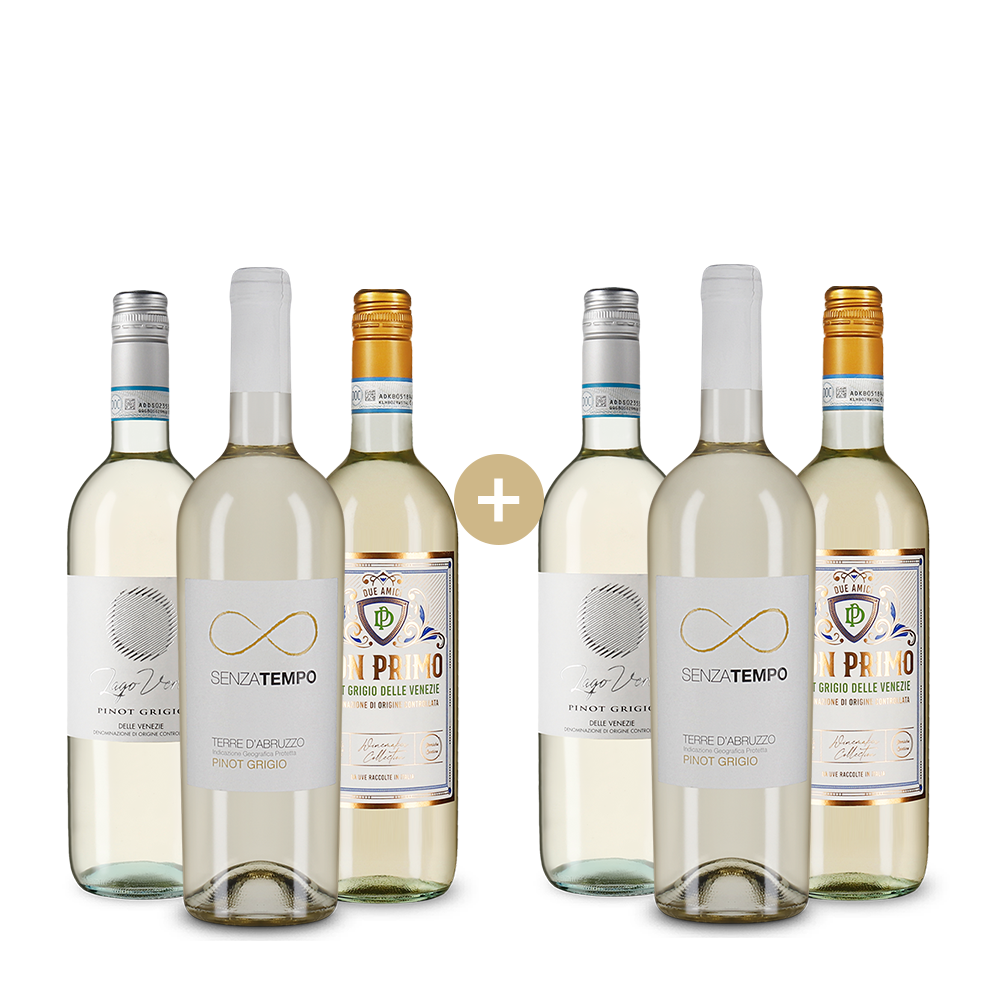 3+3 Pinot Grigio: Naše top kousky – Gold