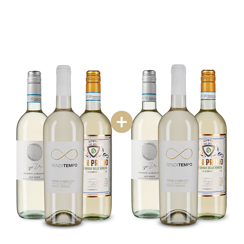 3+3 Pinot Grigio: Naše top kousky – Gold