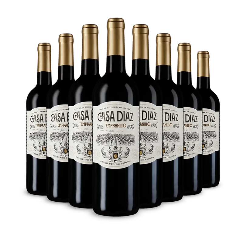 8 lahví Tempranillo 2023 – Gold