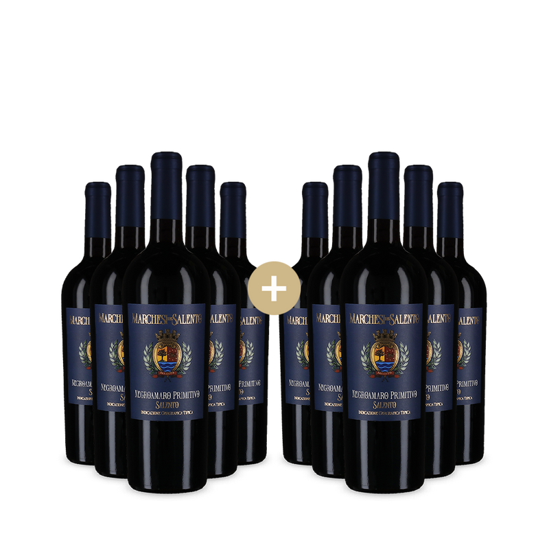 5+5 lahví Negroamaro Primitivo 2024 – Gold