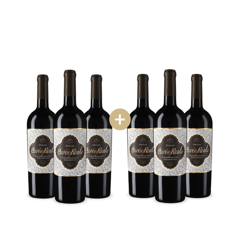 3+3 lahve Cuvée Reale Negroamaro Primitivo 2024 – Gold