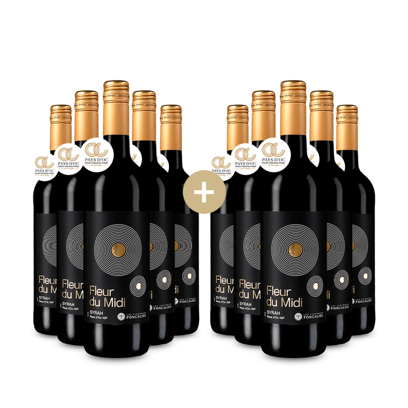 5+5 lahví Fleur du Midi Syrah 2023 – Gold