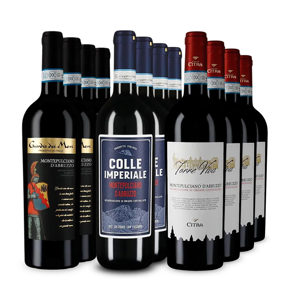 Montepulciano d'Abruzzo XXL: Hvězdné balení 3x4 – Gold