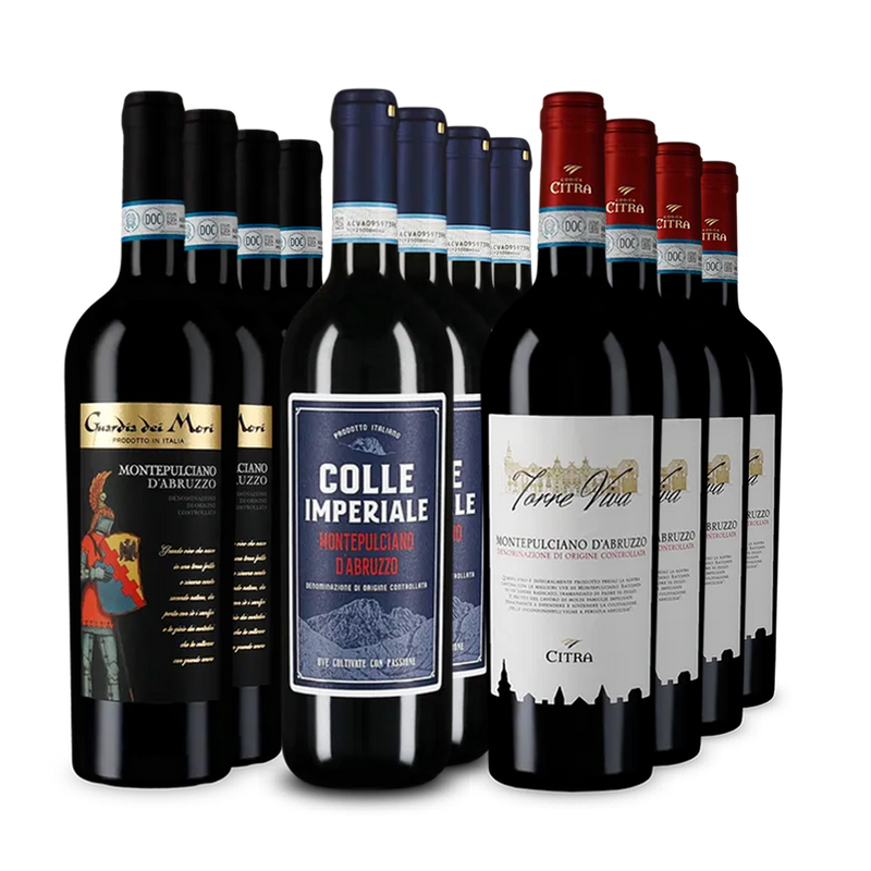 Montepulciano d'Abruzzo XXL: Hvězdné balení 3x4 – Gold