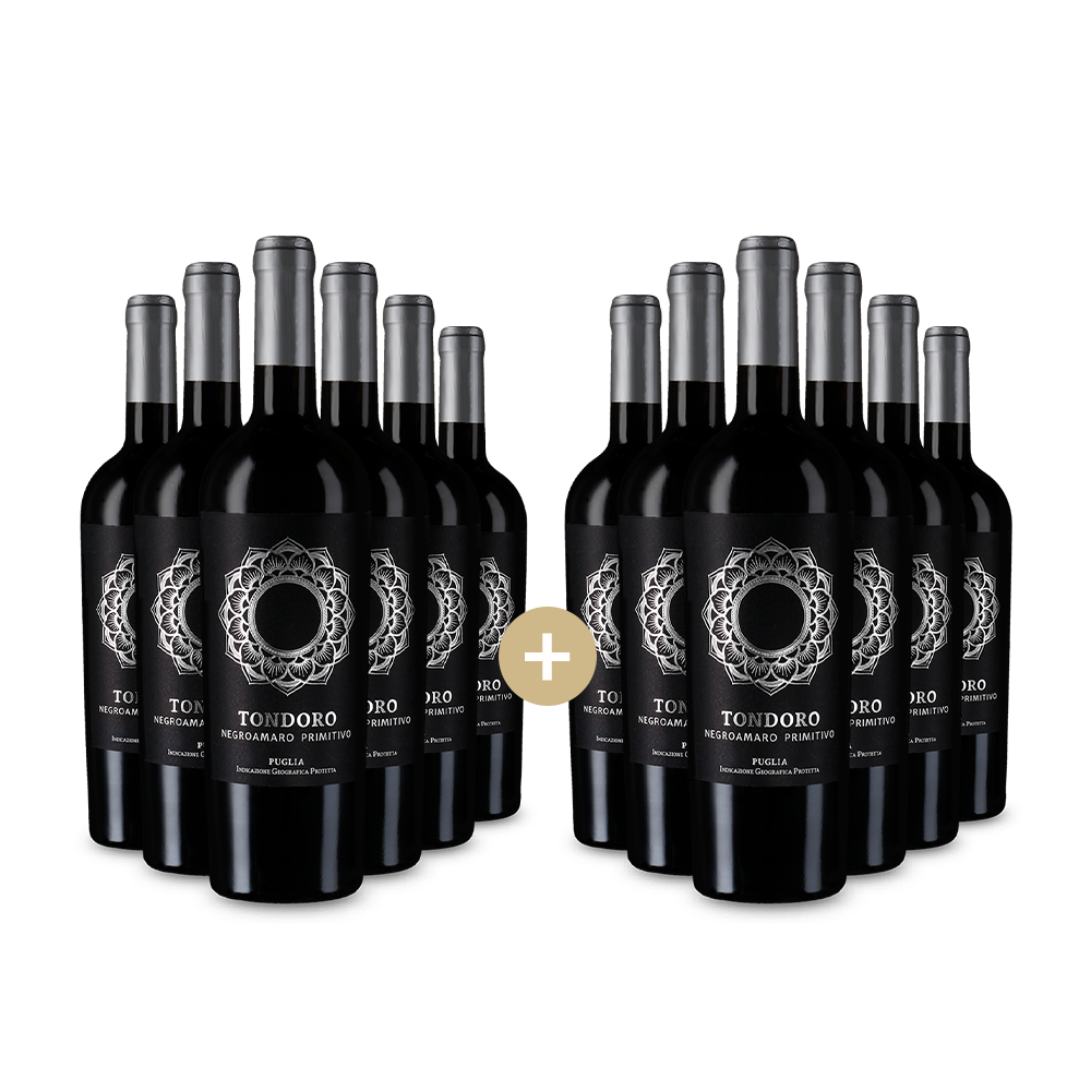 6+6 lahví Negroamaro Primitivo 2023 – Gold