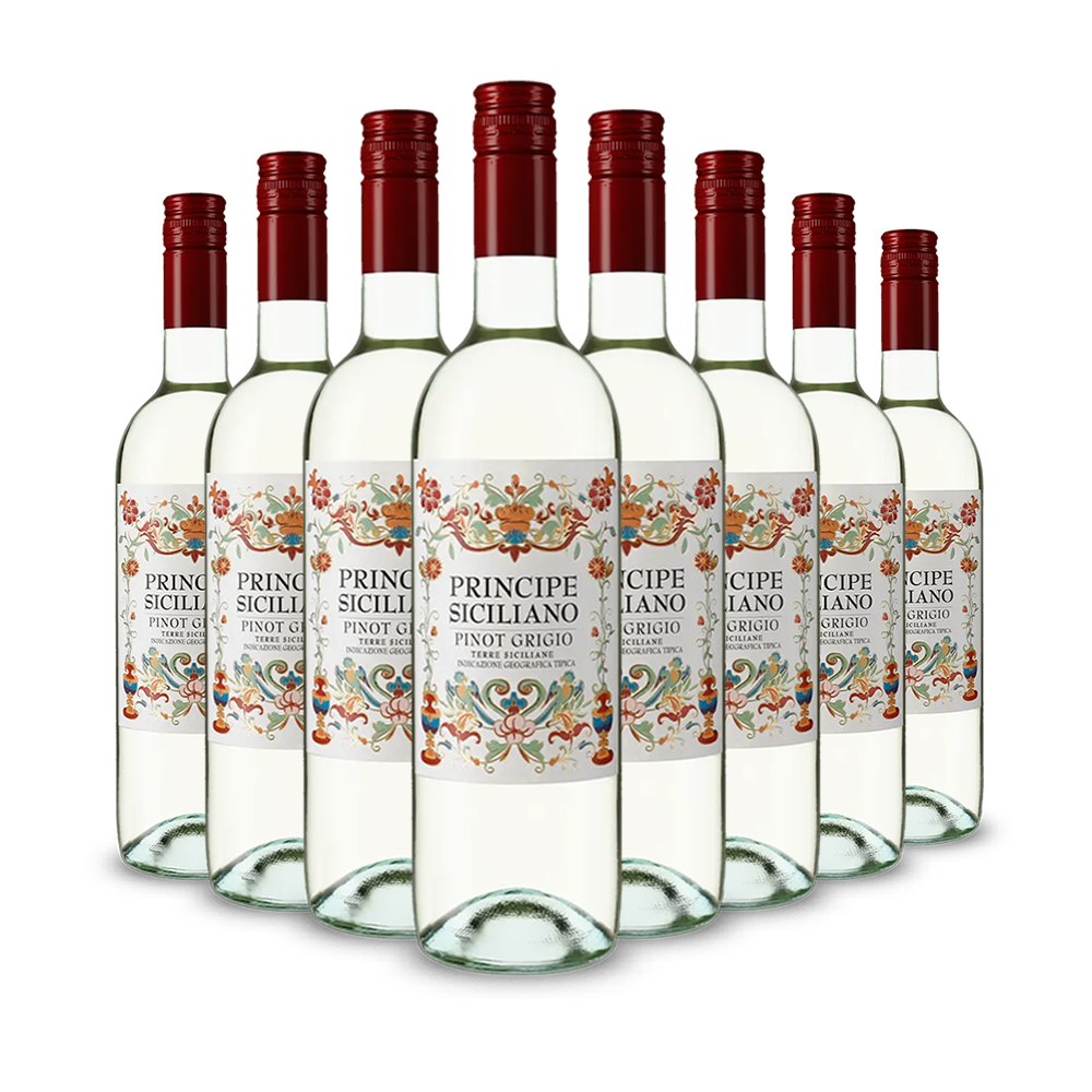 8 lahví Pinot Grigio Terre Siciliane 2024 – Gold