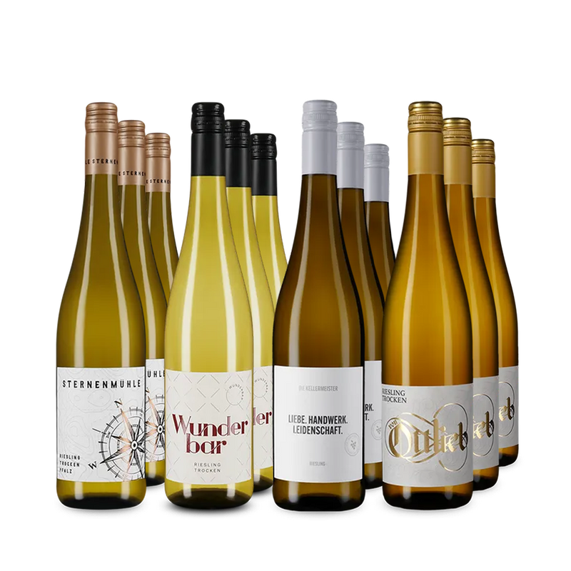 Hvězdné falcké Rieslingy v balení 4x3 – Gold