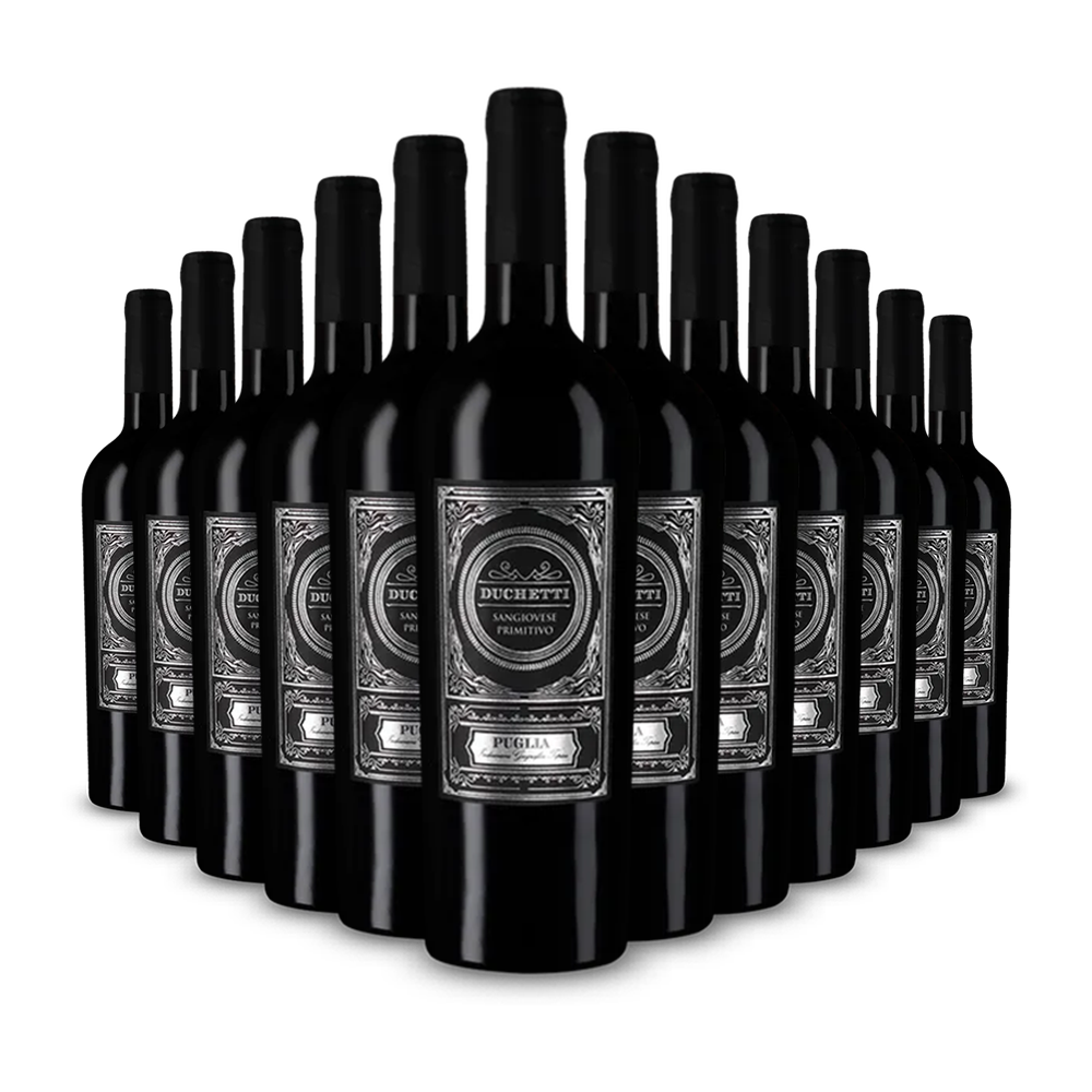12 lahví Duchetti Sangiovese Primitivo 2024 – Gold