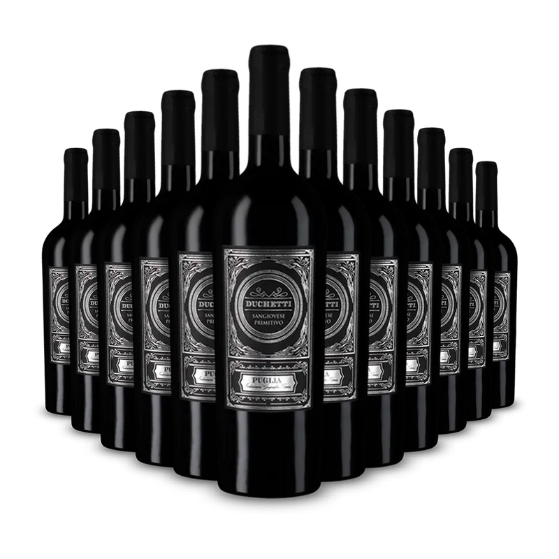 12 lahví Duchetti Sangiovese Primitivo 2024 – Gold