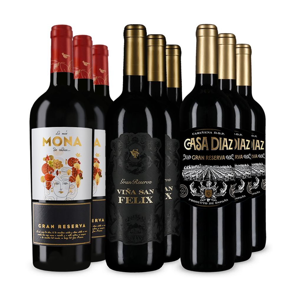Gran Reserva: Trio ve výhodném balení 3x3 – Gold