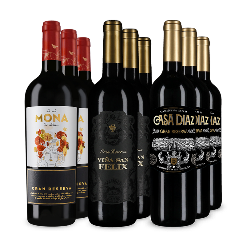 Gran Reserva: Trio ve výhodném balení 3x3 – Gold