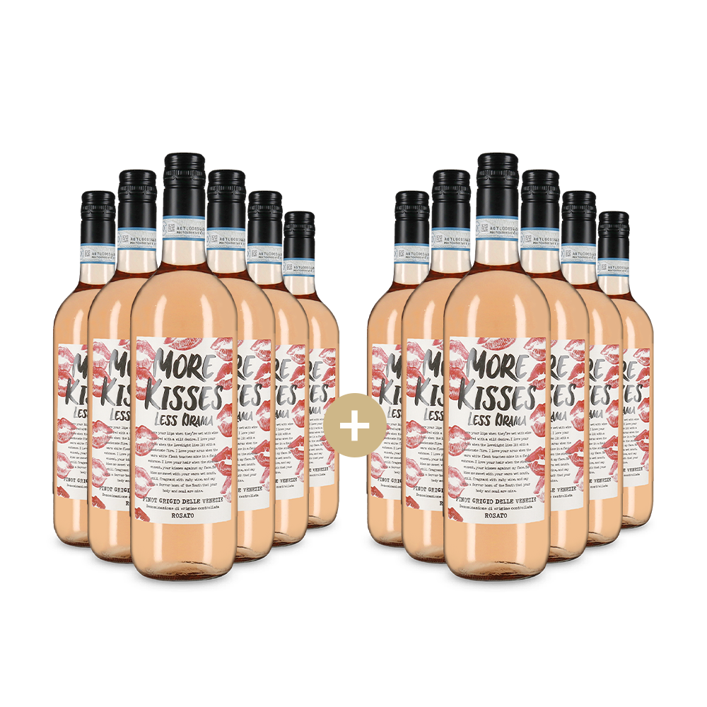 6+6 lahví Pinot Grigio delle Venezie Rosato 2024 – Gold