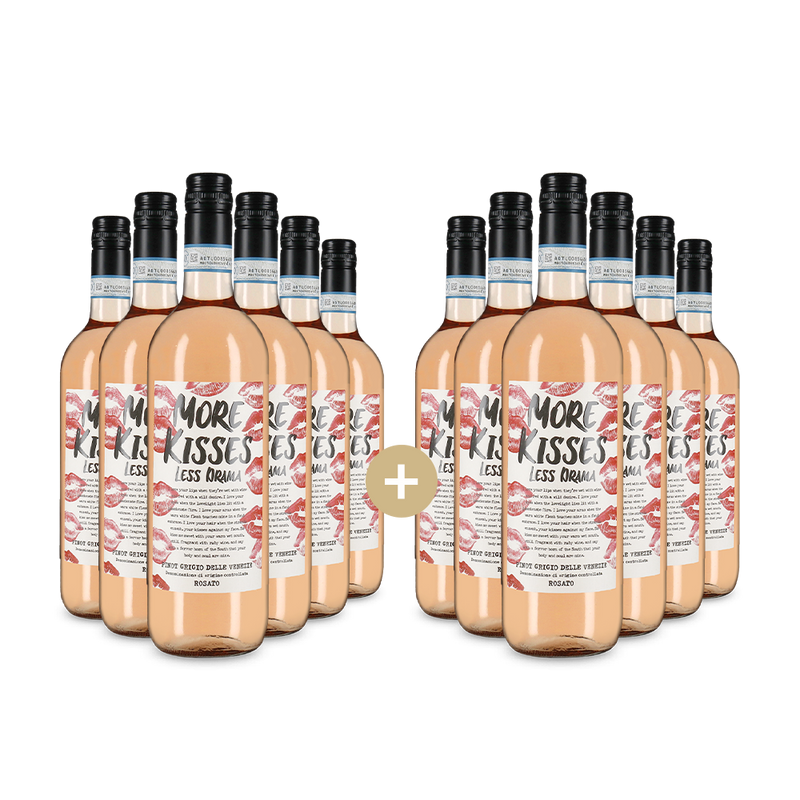 6+6 lahví Pinot Grigio delle Venezie Rosato 2024 – Gold