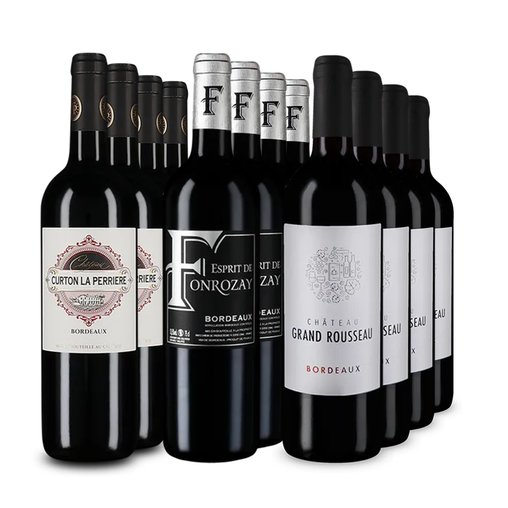 Hvězdné Bordeaux v balení 3x4 – Gold