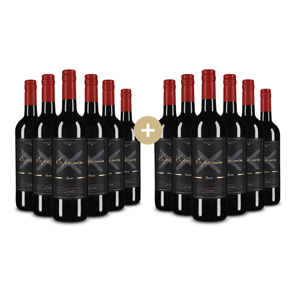 6+6 zdarma: Expresión Sweet Red Wine