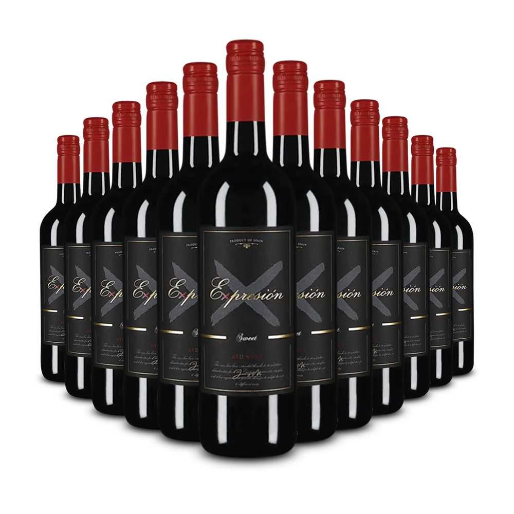 12 lahví Expresión Sweet Red Wine – Gold