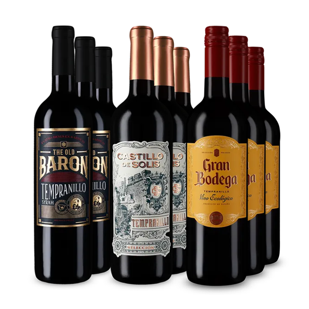 Hvězdná Tempranilla v balení 3x3