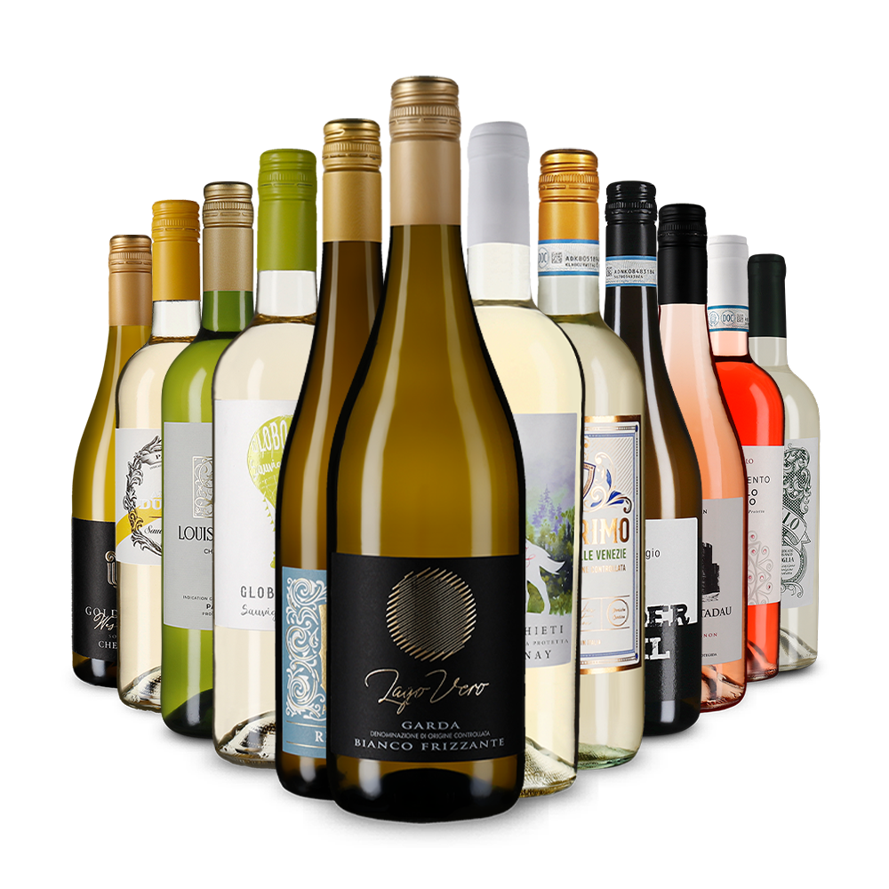Lednová svěžest: bílá a růžová vína ve výhodném balení po 12 kusech