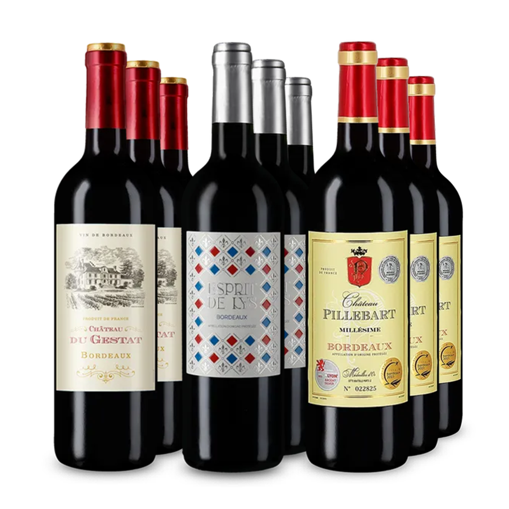 Hvězdná Bordeaux v balení 3x3 – Gold