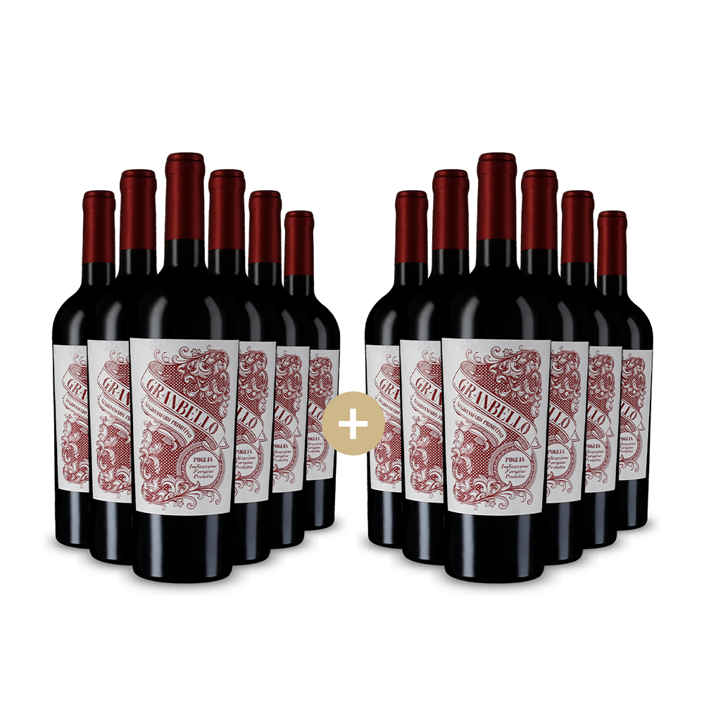6+6 lahví Negroamaro Primitivo 2023 – Gold