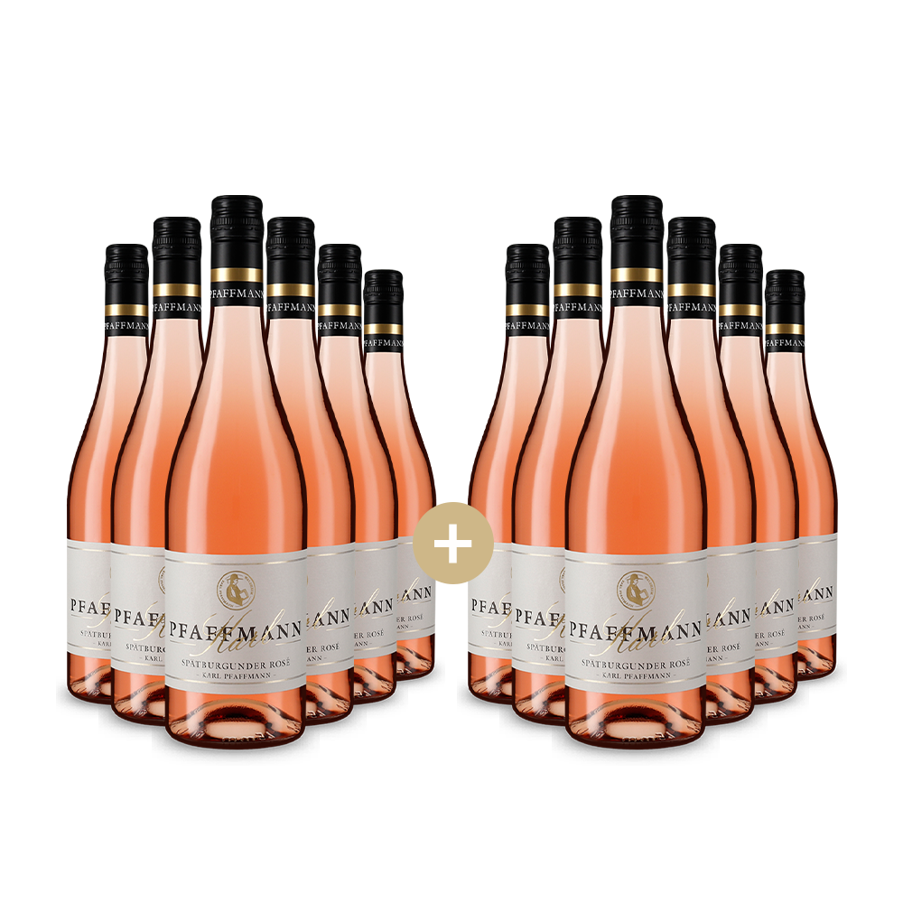 6+6 lahví Edition Karl Pfaffmann Rulandské modré Rosé 2025 – Gold