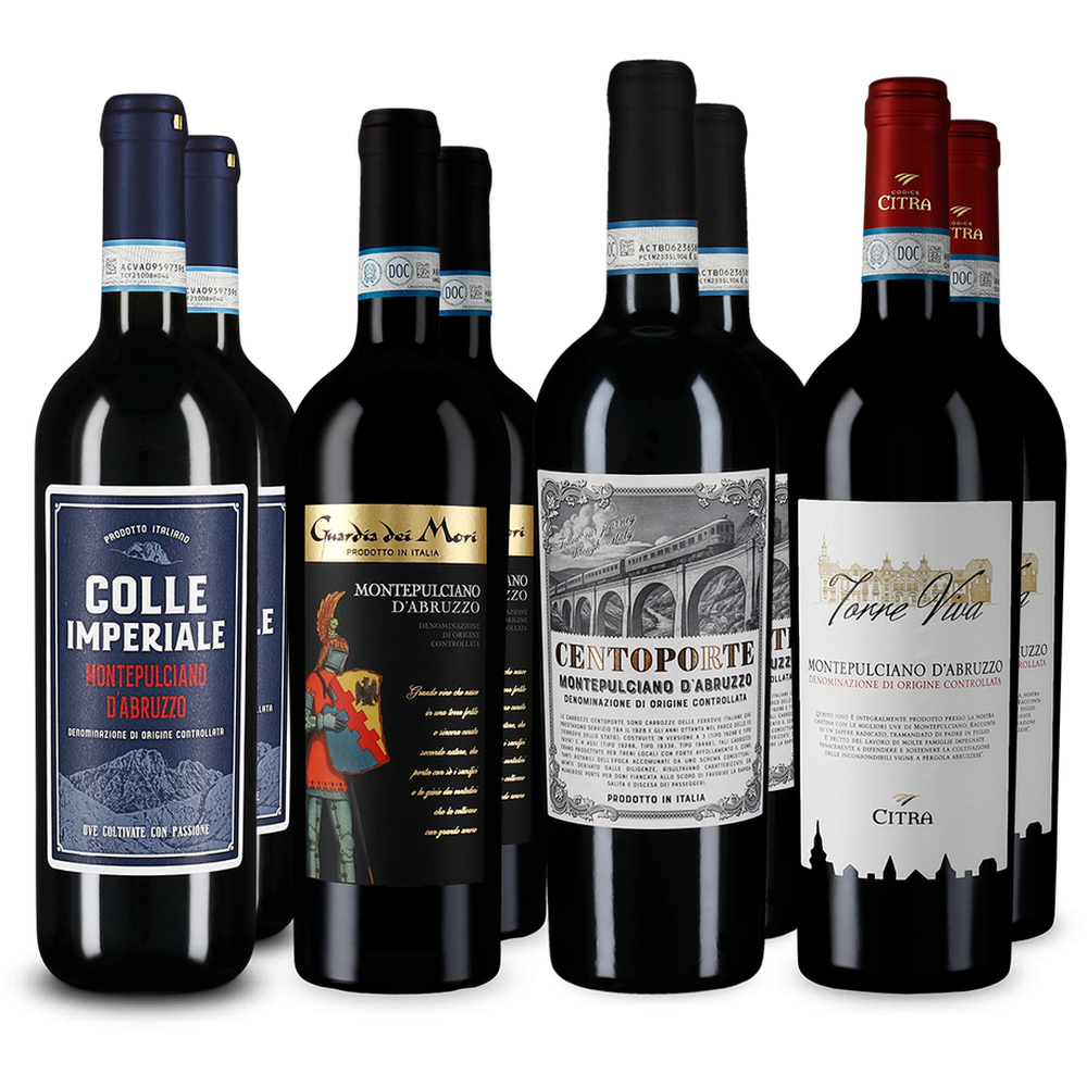 Montepulciano d'Abruzzo ve výročním balení 4x2