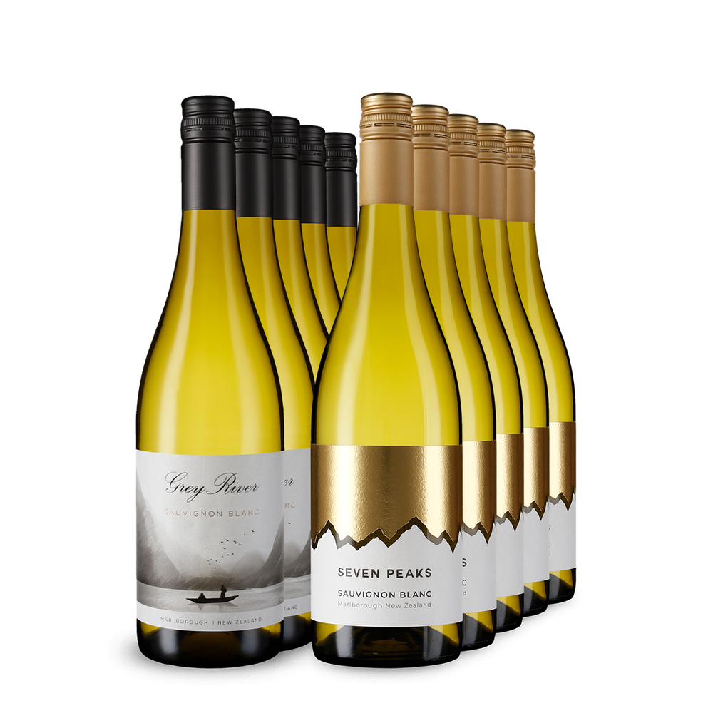 Dvojice Sauvignonů Blanc z Marlborough ve výhodném balení 2x5 – Gold