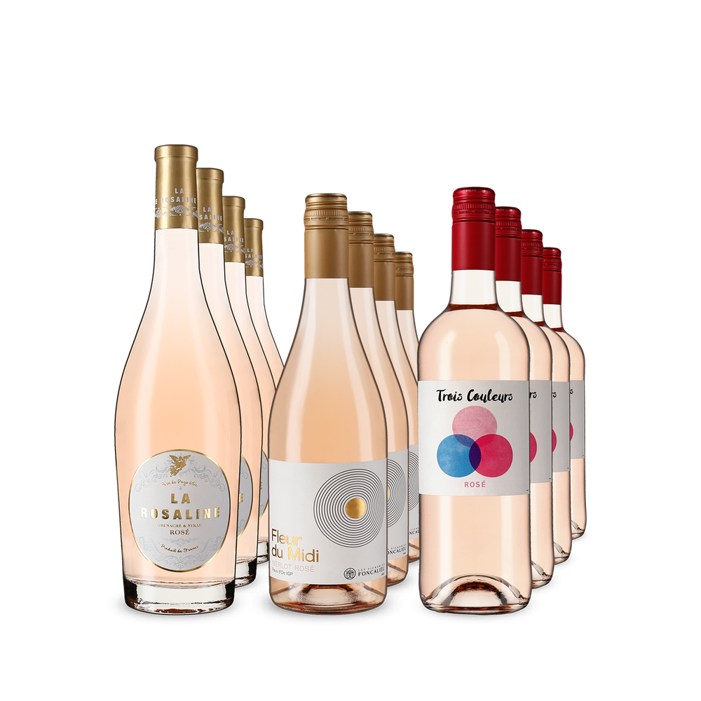 Hvězdná francouzská Rosé v balení 3x4 – Gold