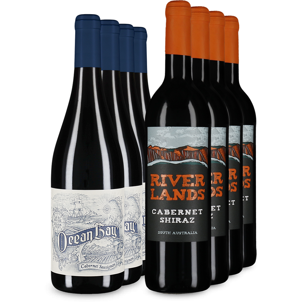 Mezinárodní hvězdy v podobě Cabernetu Sauvignon v balení 2x4 – Gold