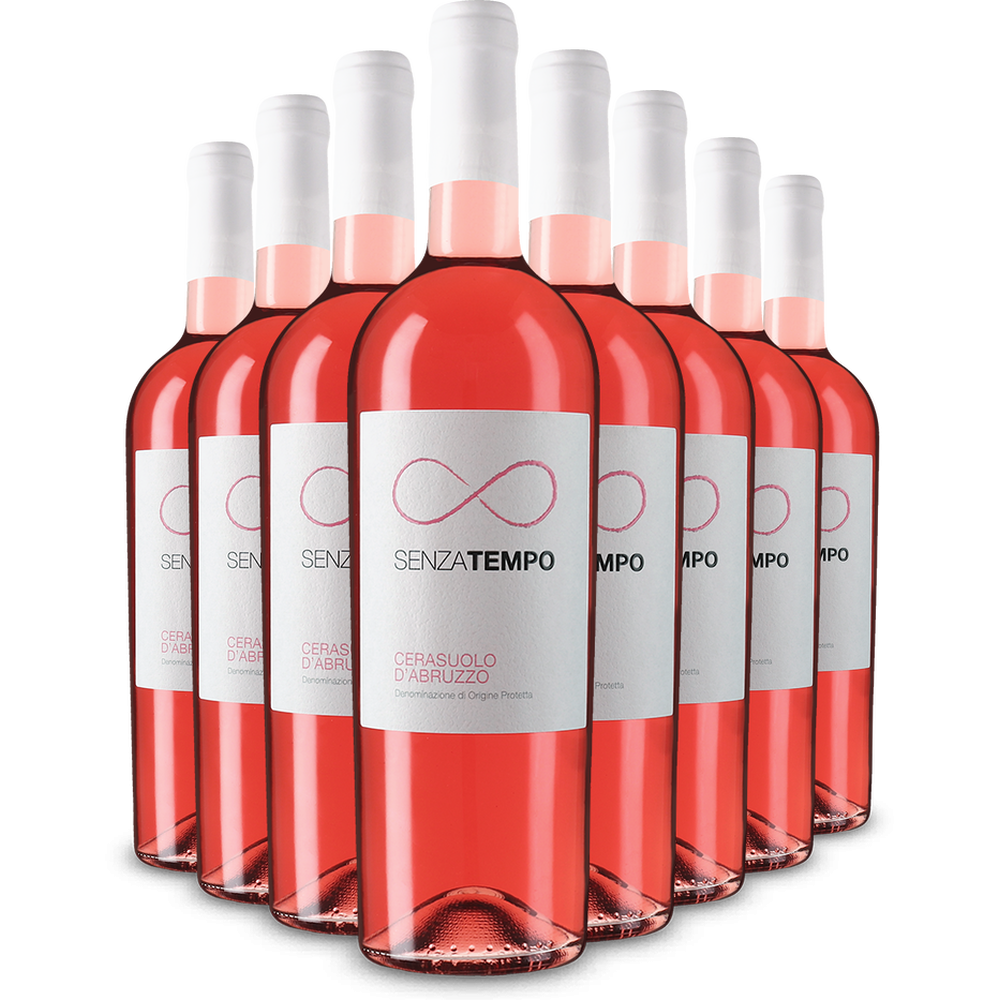 8 lahví Senza Tempo Cerasuolo d'Abruzzo Rosato 2025 – Gold