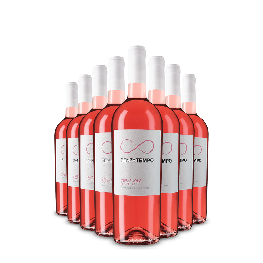 8 lahví Senza Tempo Cerasuolo d'Abruzzo Rosato 2025
