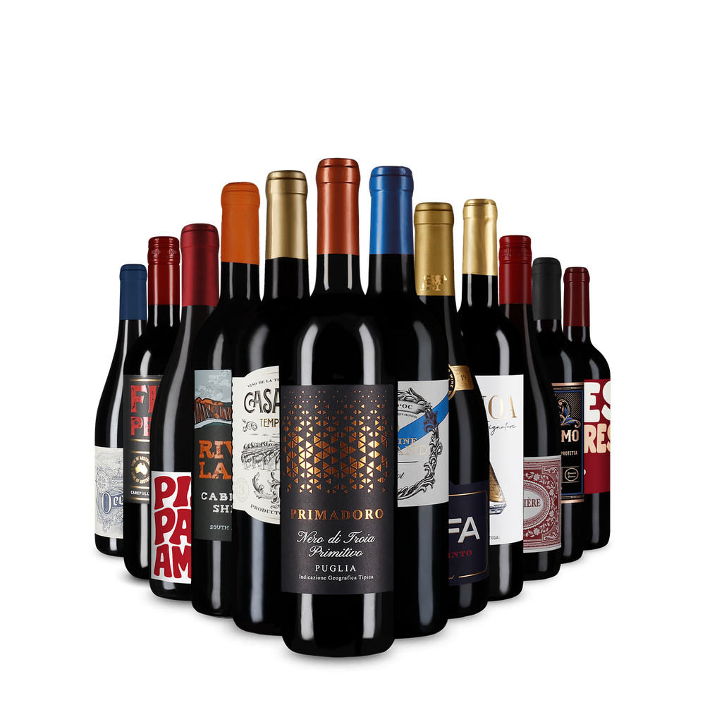 Velikonoční rozmanitost: Červené kousky v balení po 12 kusech – Gold