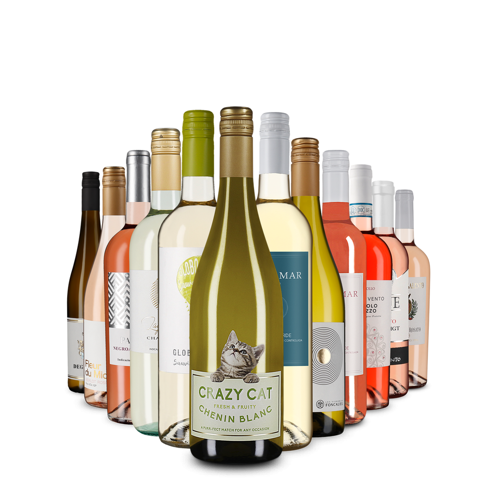 Velikonoční rozmanitost: Bílé a růžové kousky ve výhodném balení po 12 kusech