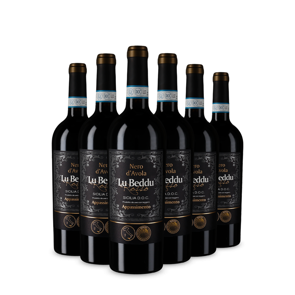 6 lahví Nero d’Avola Sicilia Appassimento 2023