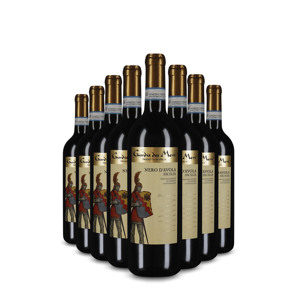 8 lahví Nero d'Avola 2024