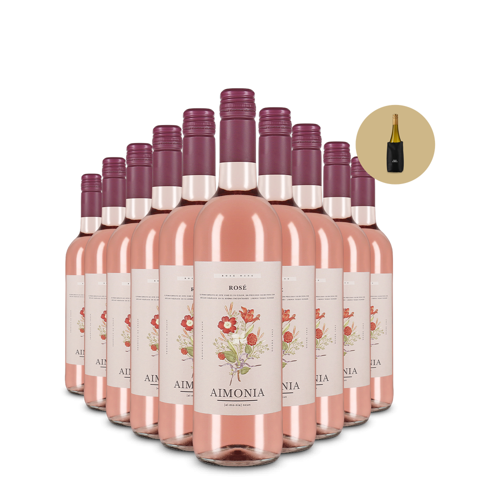 10 lahví Aimonia Rosé + chladicí obal